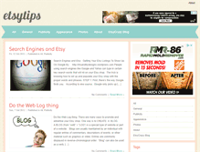 Tablet Screenshot of etsytips.com